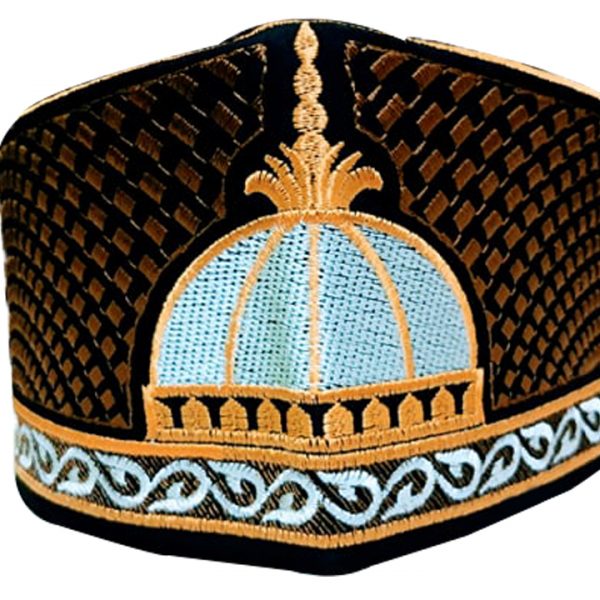 Barkati Golden Garib Nawaz Gumbad Topi