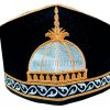 Barkati Golden Black Garib Nawaz Gumbad Topi