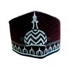 Barkati Topi Alahazrat Gumbad Design Mehroon